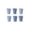 Set 6 pahare din bambus Gertrud