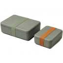 Set cutii pentru alimente Bradley din bambus culoarea verde