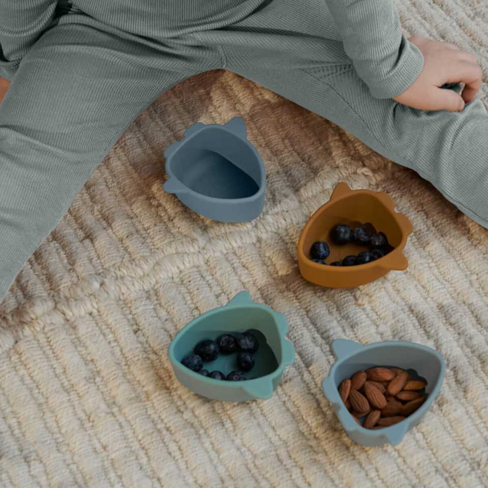 Set de Boluri Iggy din silicon - 4 Bucăți (Space Blue Multi Mix)