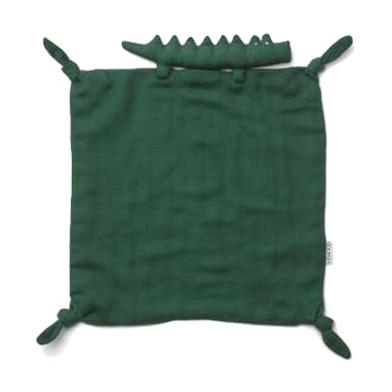 Jucarie textilă pentru bebeluși crocodil verde