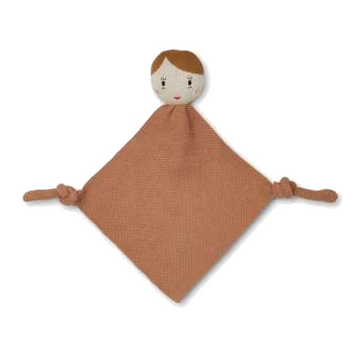 Jucărie textilă pentru bebeluși Alfie păpușă roz