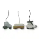 Set jucării textile pentru bebeluși, model vehicule
