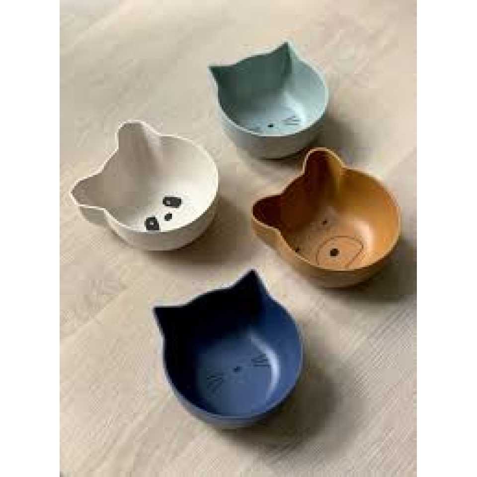 Boluri pentru gustări Rex, set de 4 bucăți - albastru