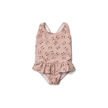 Costum de baie Amara pentru fetițe cu imprimeu pisici