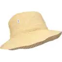 Pălărie de soare Amelia reversibila cu dungi galbene