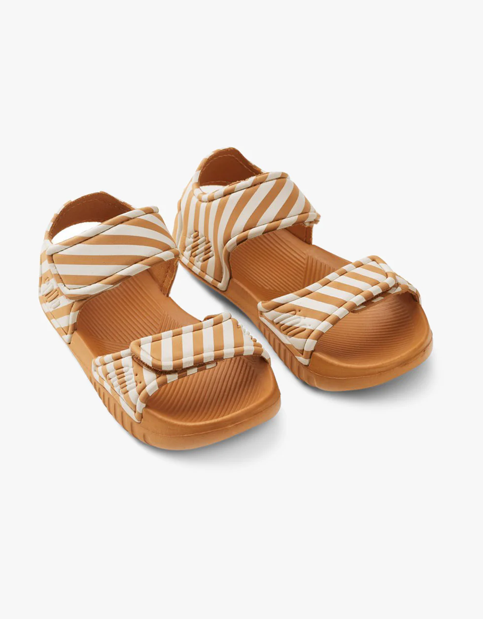 Sandale Blumer pentru copii cu dungi muștar