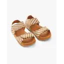 Sandale Blumer pentru copii cu dungi muștar