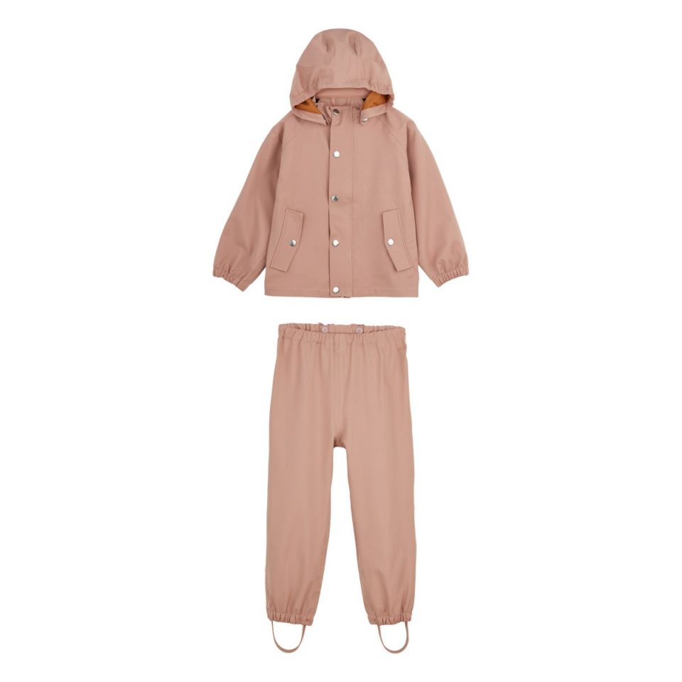 Set de ploaie softshell Parker, roz