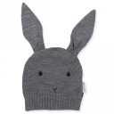 Căciulă Viggo gri iepuraș, din lână merinos