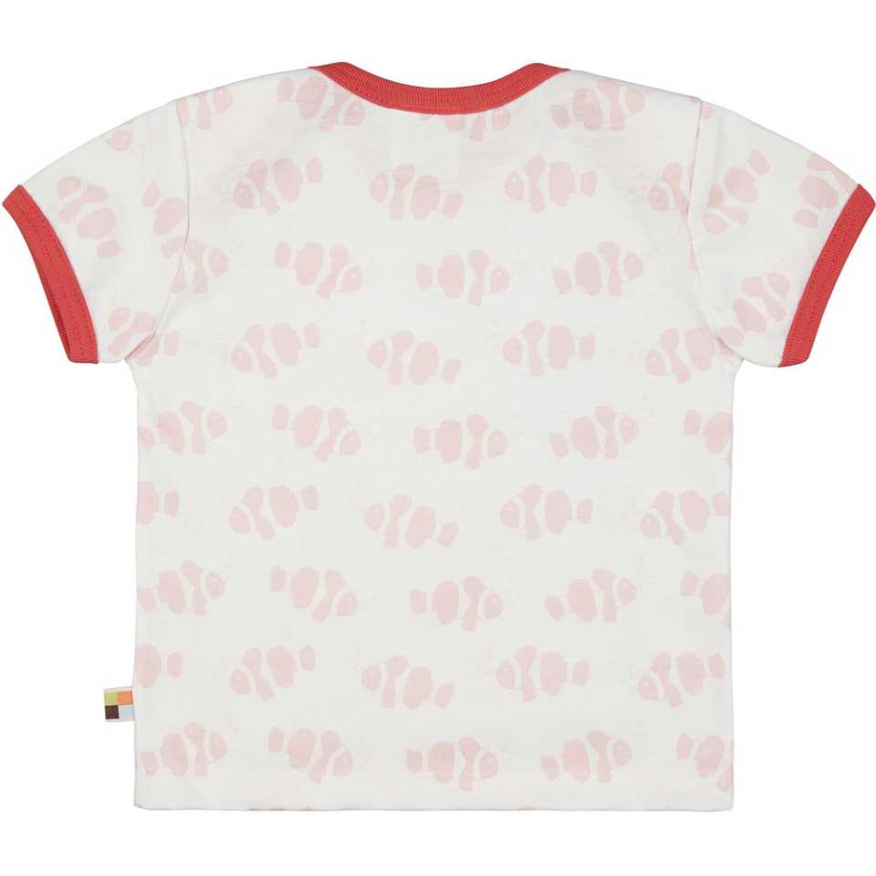Tricou cu imprimeu pești roz