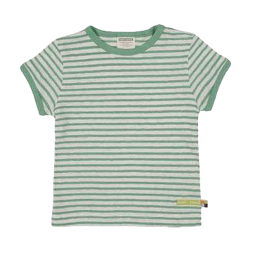 Tricou verde din in și bumbac organic