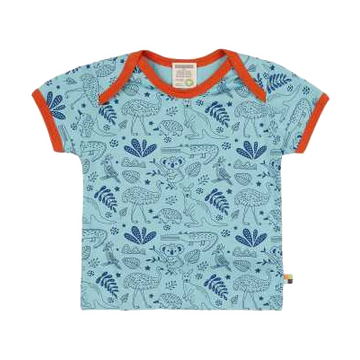 Tricou bleu cu imprimeu animale din Australia