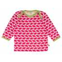 Bluză cu imprimeu balene roz