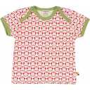 Tricou cu imprimeu maimuțe roșii