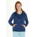 Hanorac bleumarin, de damă