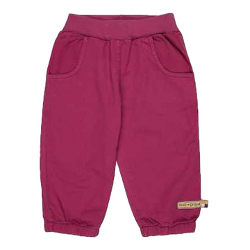 Pantaloni confortabili roz cu buzunare