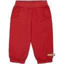 Pantaloni confortabili roșii cu buzunare