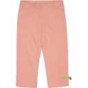Pantaloni corai din in și bumbac organic