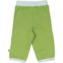 Pantaloni confortabili verzi cu bandă contrastantă