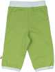Pantaloni confortabili verzi cu bandă contrastantă