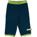 Pantaloni confortabili bleumarin cu bandă contrastantă