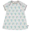 Rochie cu imprimeu koala verde bleu