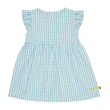 Rochie cu dungi verzi din bumbac organic