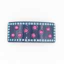 Clamă de păr bleumarin