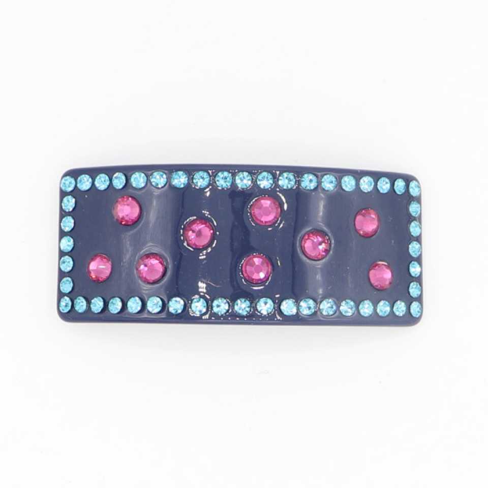 Clamă de păr bleumarin