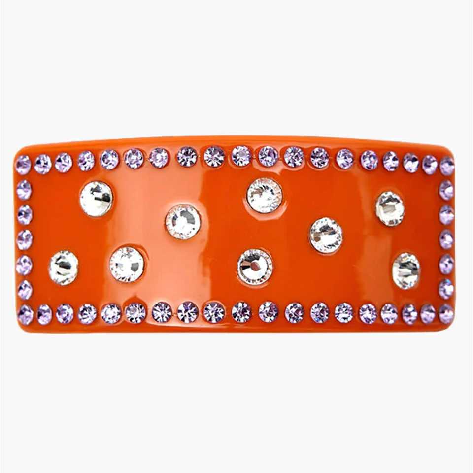 Clamă de păr portocalie