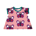 Rochiță pentru păpuși din bumbac organic, Garden Butterfly