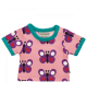 Tricou pentru păpuși din bumbac organic, Garden Butterfly