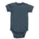 Body copii cu mânecă scurtă din bumbac organic, bleumarin