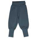 Pantaloni copii cu talie înaltă din bumbac organic rib, Rainfall