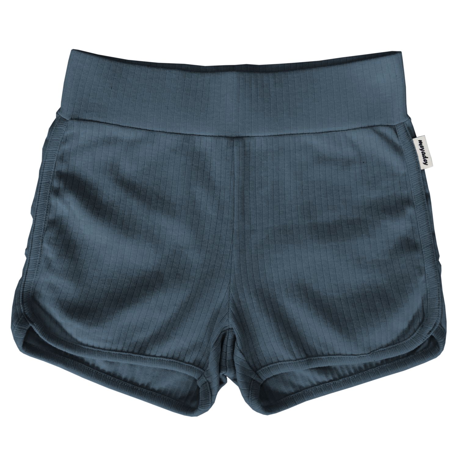 Pantaloni scurți copii din bumbac organic rib, Rainfall