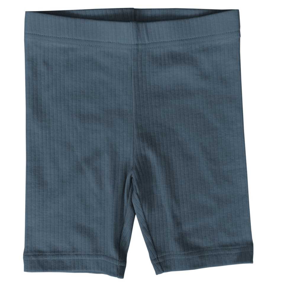 Colanți scurți tip ciclism din bumbac organic rib, Rainfall