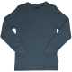 Bluză copii cu mânecă lungă din bumbac organic rib, bleumarin