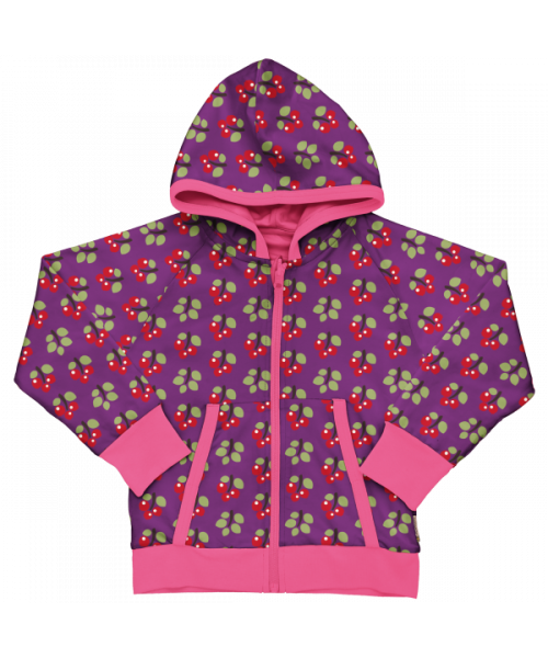 Hanorac adult cu glugă din bumbac organic, Arctic Berry