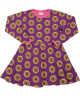 Rochie cu fustă amplă circulară, mânecă lungă, Garden Sunflower