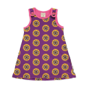Rochie cu bretele din bumbac organic, Garden Sunflower