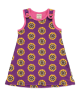 Rochie cu bretele din bumbac organic, Garden Sunflower