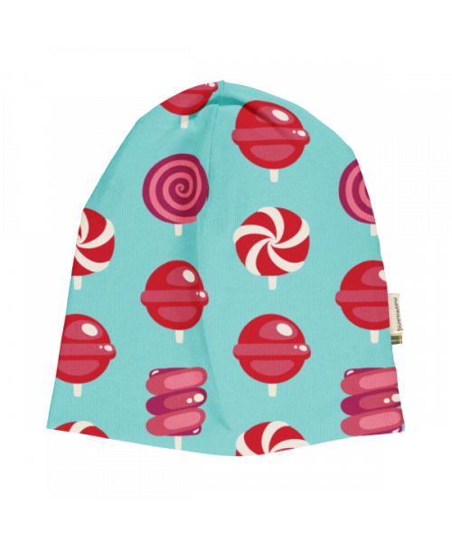 Căciulă din bumbac organic Party Lollipop