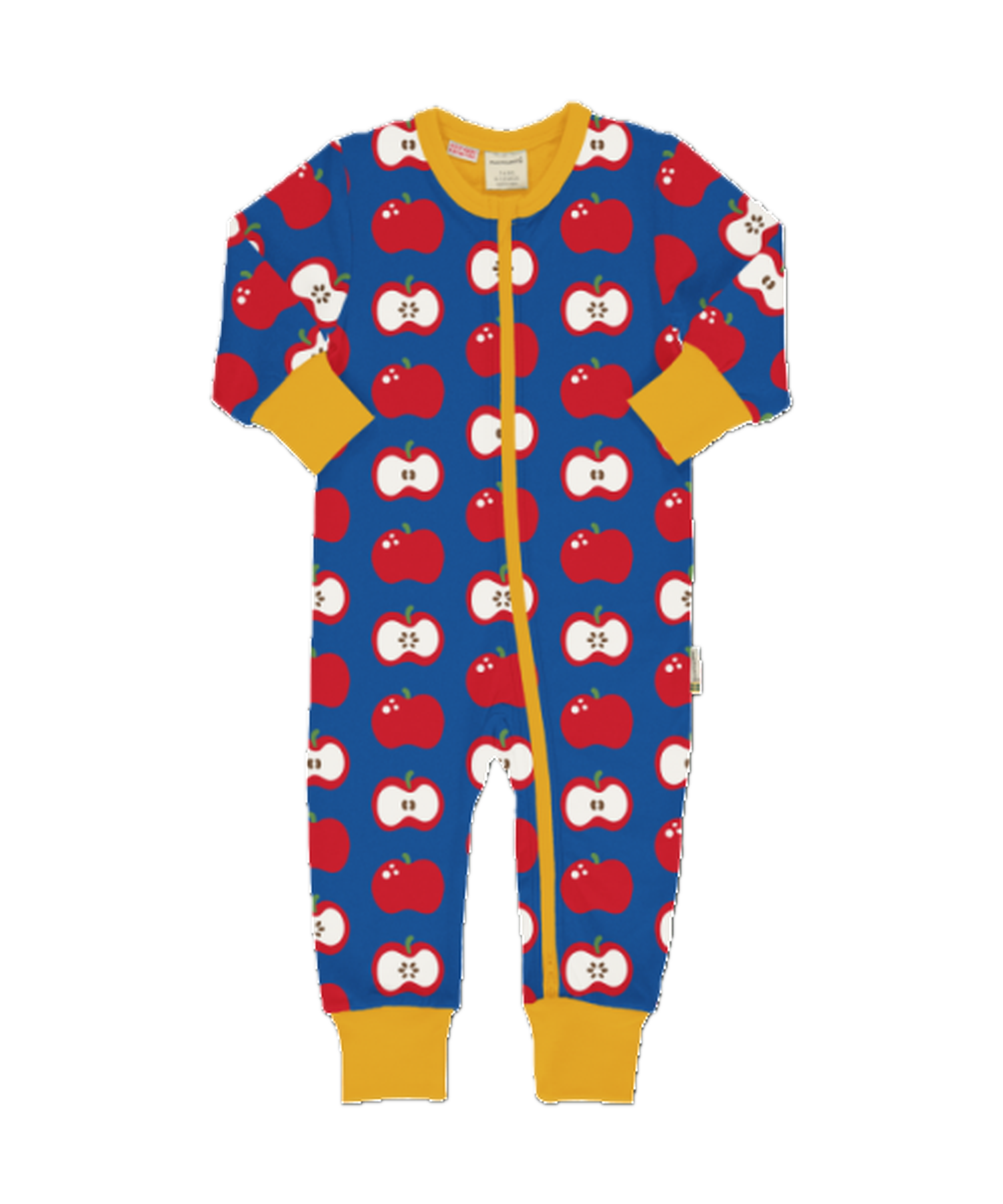 Salopetă-pijama cu mânecă lungă și fermoar, Farm Apple