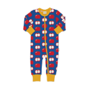 Salopetă-pijama cu mânecă lungă și fermoar, Farm Apple