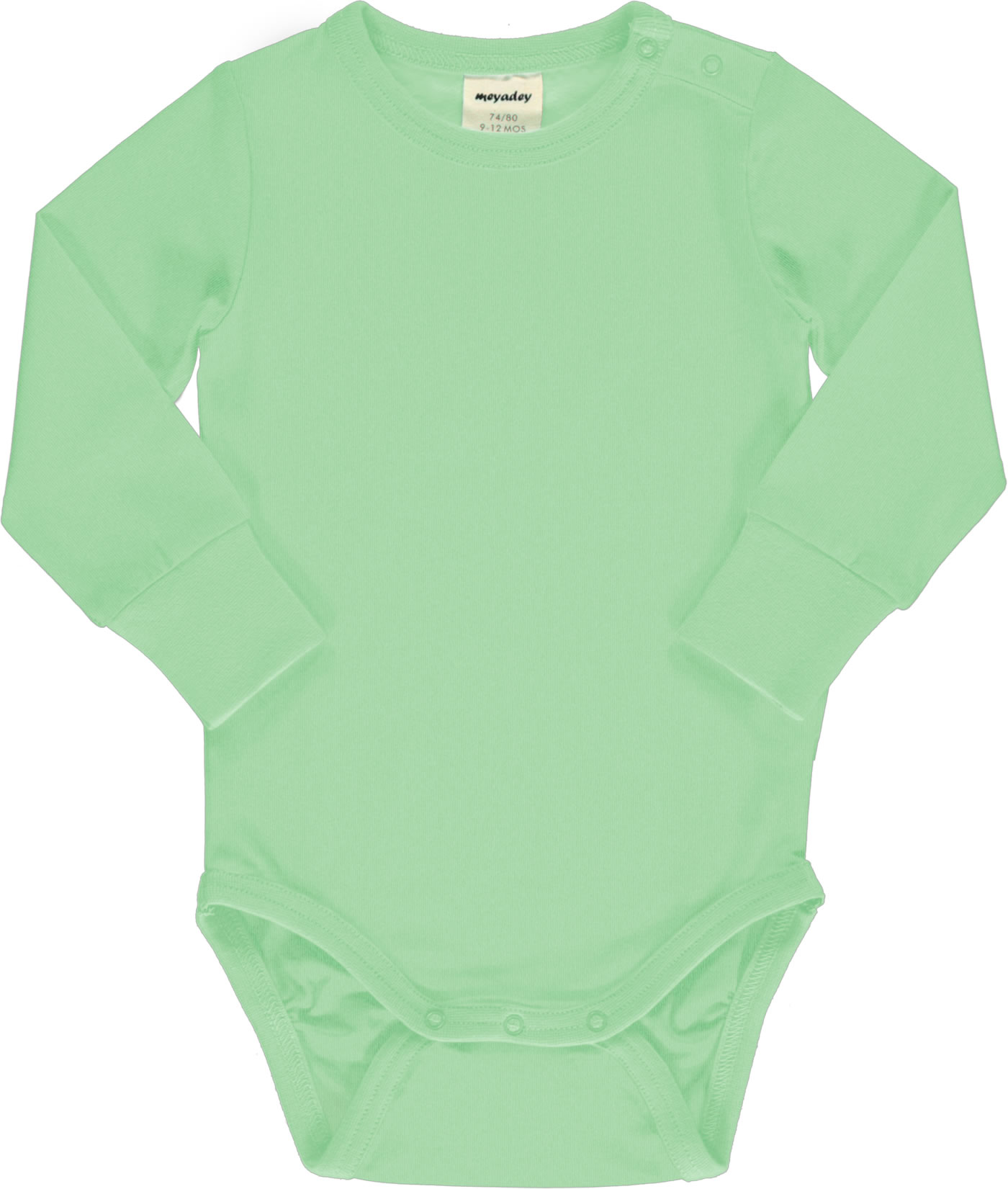 Body mânecă lungă verde mentă, copii