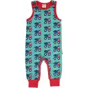 Salopetă lungă copii cu imprimeu camioane