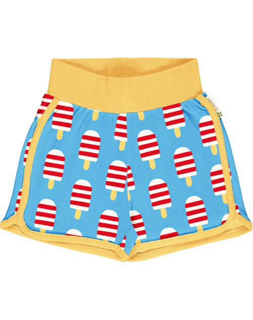 Pantaloni scurți sport copii cu imprimeu înghețată