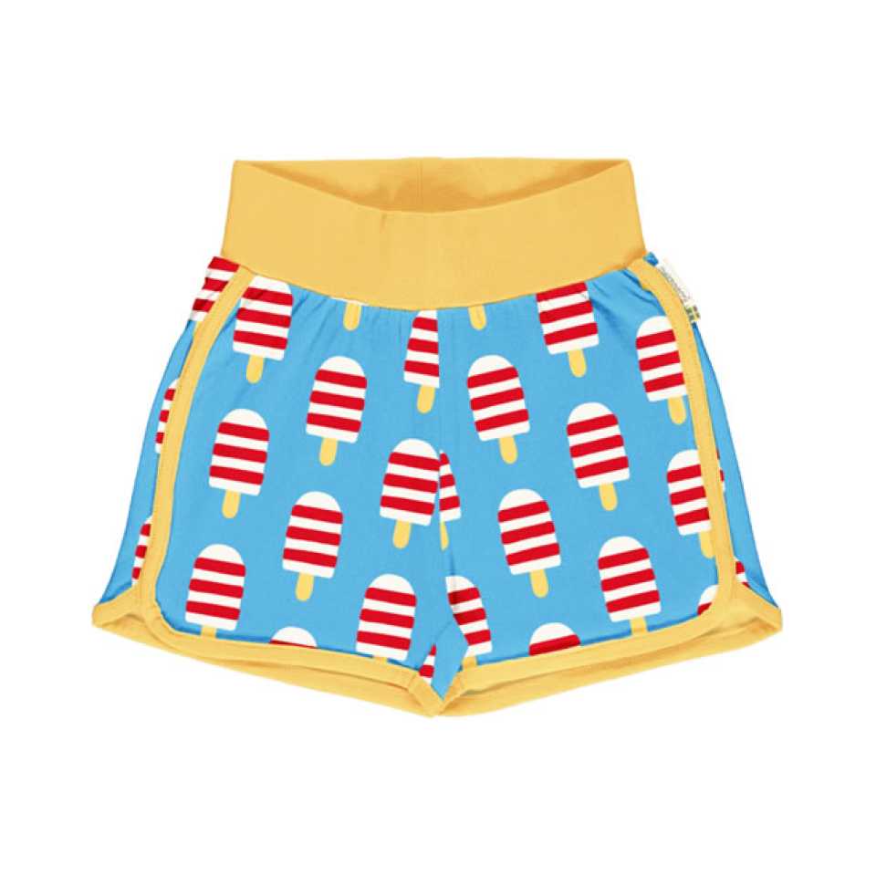 Pantaloni scurți sport copii cu imprimeu înghețată