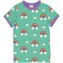 Tricou copii cu imprimeu curcubeu