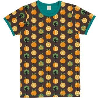Tricou adulți cu imprimeu portocale